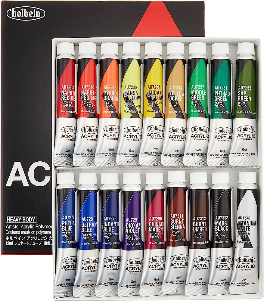 (未使用･未開封品)　ホルベイン アクリル絵具 アクリリックカラー コンポーズバイオレット AU903 330ml vf3p617 Amazon | ホルベイン アクリリック カラー［ヘビーボディ］ AU7392